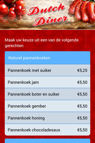 Dutch Diner screenshot 3