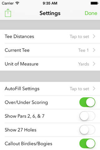 Birdies Pro: Golf Scorecard screenshot 4