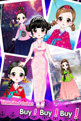 Traditional Cutie - girls game screenshot 2