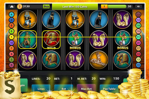Slots - Pharaoh's Quest Pro screenshot 3