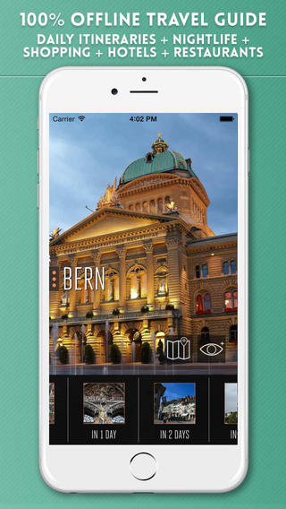 Bern Travel Guide with Offline City Street Maps