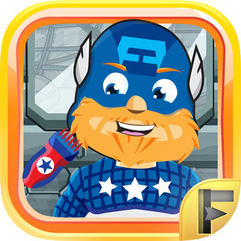 Superhero Shave Salon - Free Comic Games For Kids LOGO-APP點子