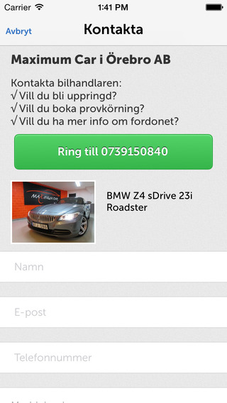 【免費商業App】Maximum Car i Örebro AB-APP點子