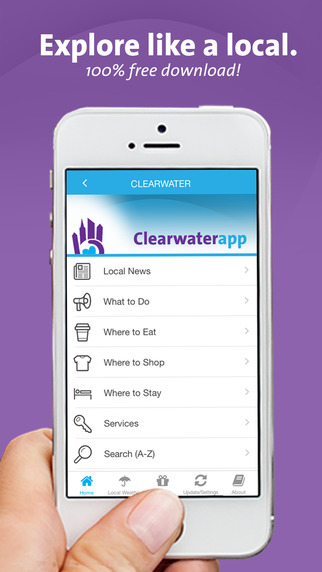 Clearwater App – Florida – Local Business Travel Guide