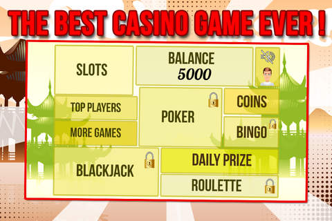 The Great Casino of China with Slots, Blackjack, Poker and More! screenshot 2