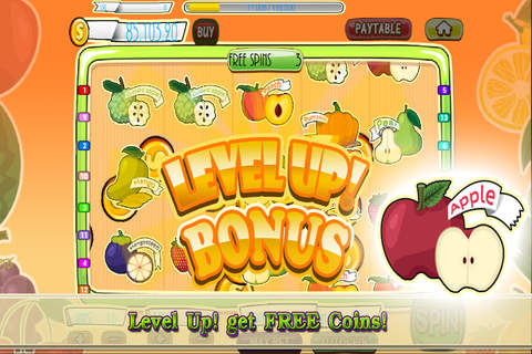 '777' Amazing Fruit slot machine PRO - Spin fruit salad slots and earn big bonus money. screenshot 2