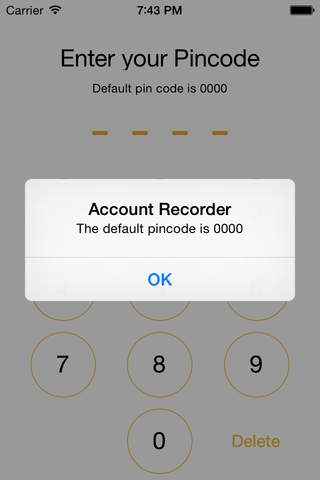 Account Recorder screenshot 2