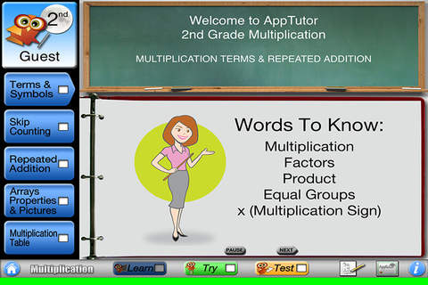 AppTutor Grade 2 Addition (G2A) screenshot 2