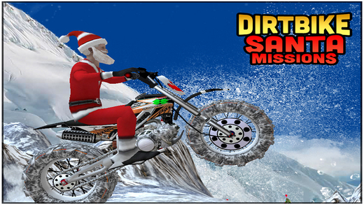 【免費遊戲App】Dirt Bike Santa Missions (Game )-APP點子