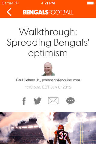 Cincinnati.com Bengals screenshot 2