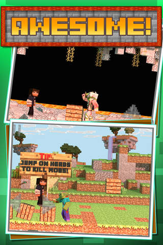 Blocky Run - Mini Survival Explorer Game screenshot 2