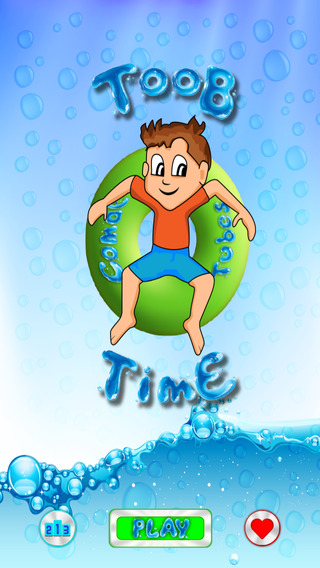 Toob Time HD - Slide Handle Inner Tube - Highly Addictive Exciting Game On Water Snow