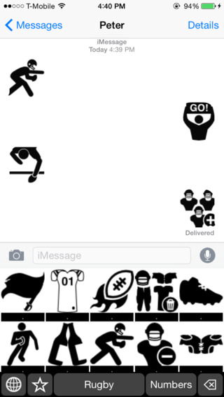 Rugby Stickers Keyboard: Using Favorite Sports Icons to Chat