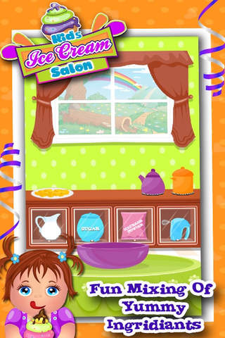 Frozen Ice Maker - Create, Decorated Cones, Sundaes & Sweet Icy Sandwiches Shop screenshot 3