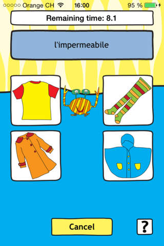 Motlies Vocabulary Trainer Italian 4 - Clothing, House and People screenshot 2