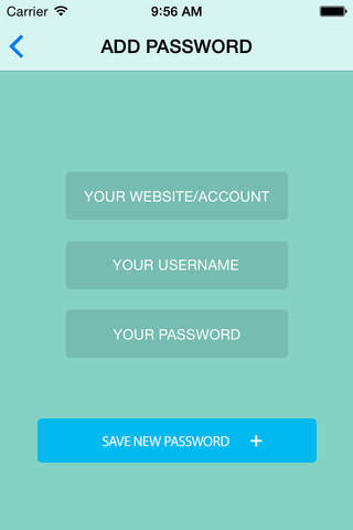 PasswordManager with Finger Print screenshot 3