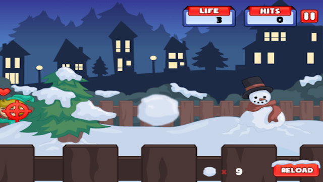 【免費遊戲App】Snowball Fight Shooting Game-APP點子