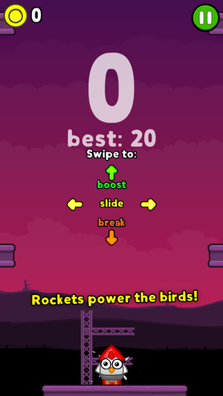 【免費遊戲App】Rocket Bird Dash – The Fun Endless Flying Game. Take Flight!-APP點子