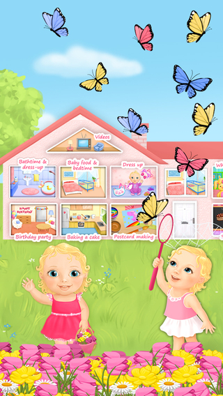 Sweet Baby Girl Dream House Bath Time Dress Up Baby Care and Birthday Party - Kids Game