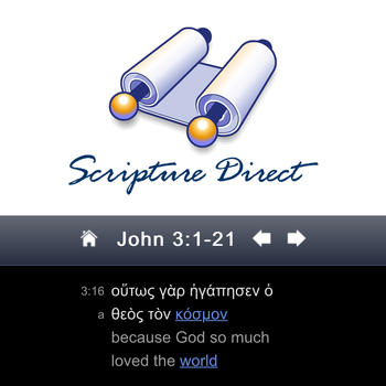 ScriptureDirect Interlinear Greek Bible LOGO-APP點子