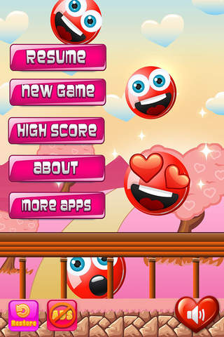 A Sweet Love Catcher - Grafitti Valentine Bouncing Ball Pro screenshot 3