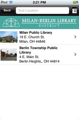 Milan-Berlin Library District screenshot 4