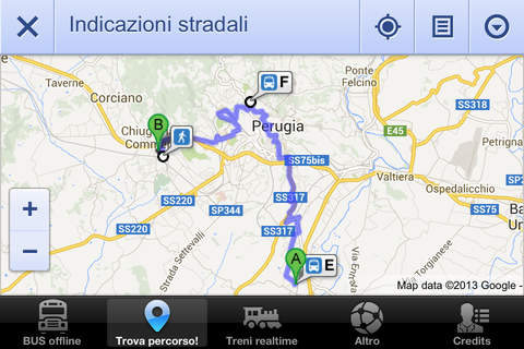 iBus PG - Gli Autobus di Perugia sul tuo smartphone. Orari e tragitti screenshot 2
