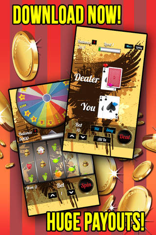Classic Casino Craze with Big Slots, Blackjack Blitz, Poker Mania! screenshot 2