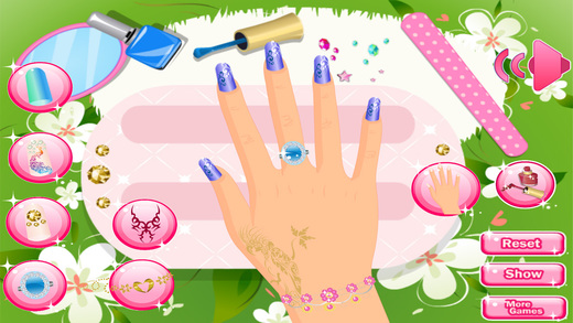 Beautiful Nails Salon - Girls Games