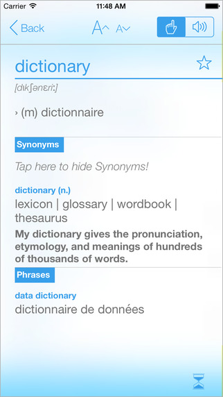 【免費教育App】French English Dictionary and Translator LITE (Le Dictionnaire Français - Anglais)-APP點子