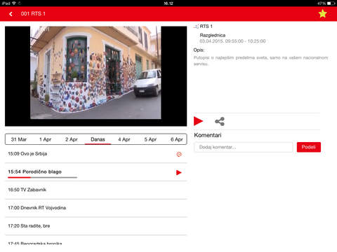 mtsTV GO for iPad screenshot 2