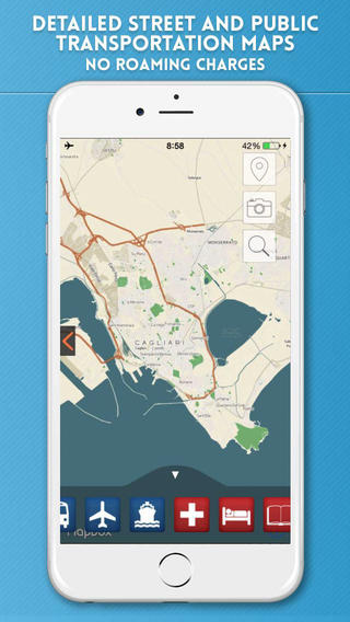 【免費旅遊App】Sardinia Travel Guide with Offline Street Maps-APP點子