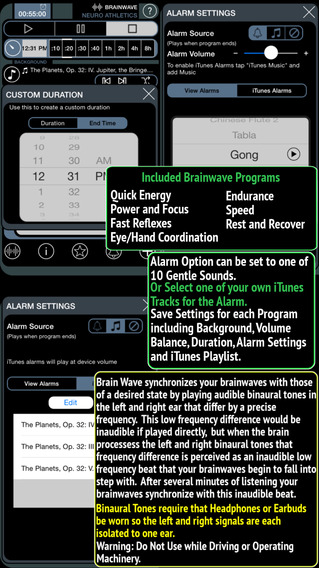 【免費健康App】Brain Wave Neuro Athletic Trainer - 7 Advanced Binaural Brainwave Entrainment Fitness Programs-APP點子