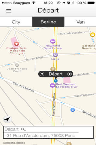 Chauffeurs de Prestige - Trouver votre chauffeur privé VTC à Lyon ou à Paris screenshot 2