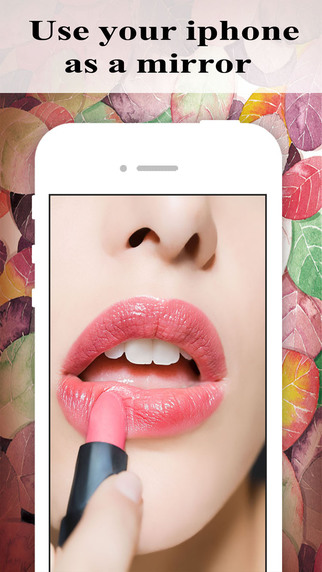 Pocket Mirror Pro - Photo Editor to put on make up check your teeth eyes hairstyle