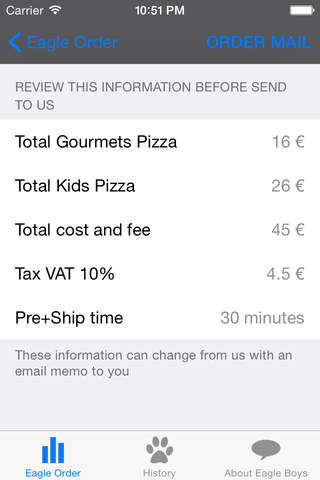 Free Eagle Boys Pizza Order screenshot 2