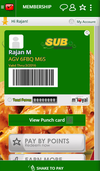 【免費商業App】Sub Fresh Rewards mLoyal App-APP點子