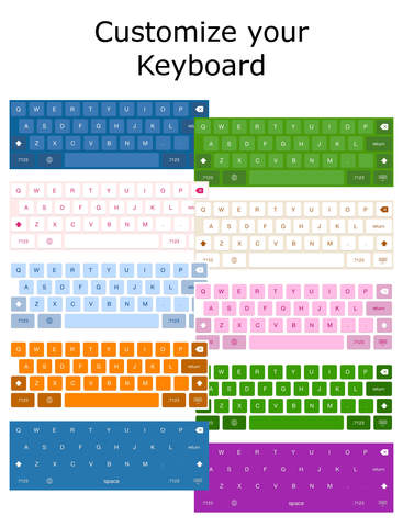 MyKees Keyboard for iPad - Custom Keyboard