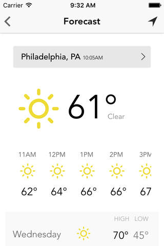 PHL wx Philadelphia Weather Forecast Traffic Radar screenshot 2