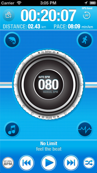 BeatRun Music GPS Outdoor Treadmill