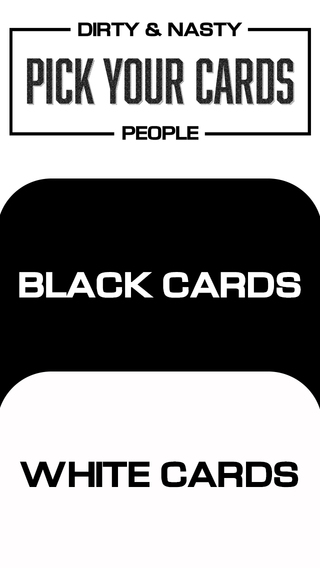 Black White Cards for Cards Against Humanity - Play Offline with Unlimited Players