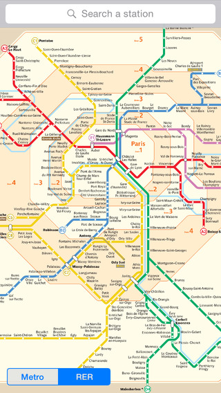 【免費旅遊App】MetroMap Paris-APP點子