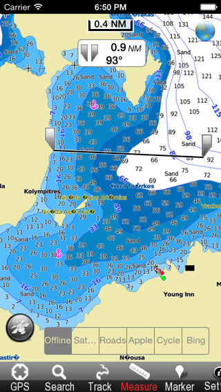 【免費交通運輸App】Marine: Aegean Sea (South) - GPS Map Navigator-APP點子