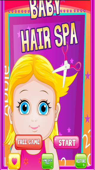 Cute Baby Hair Salon HD- Dress up and Beauty game for girls