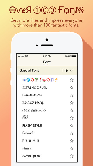 【免費工具App】Fantastic Fonts - 100+ Cool Fonts for Chat Messenger and Social Media Apps-APP點子