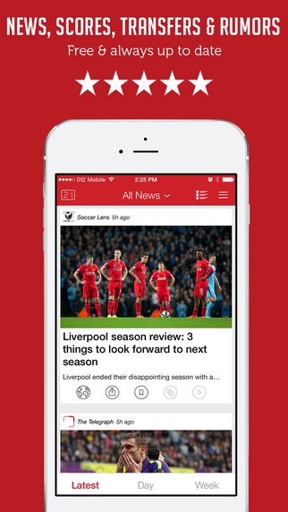 Sportfusion - Liverpool FC Unofficial Edition - News Live Scores Transfers Rumours
