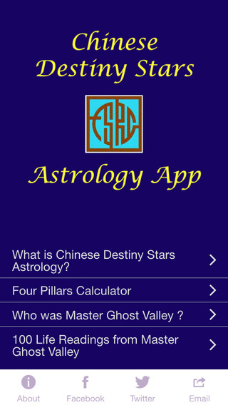 Chinese Destiny Stars Astrology