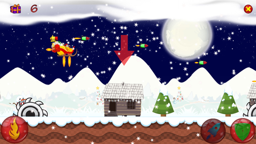 【免費遊戲App】Santa's Sleigh Christmas Eve Present Drop Mission-APP點子