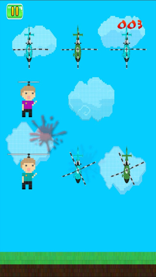 Tap To Kill Little Heli-Copters - Touch Little Man Like A Gunship FREE