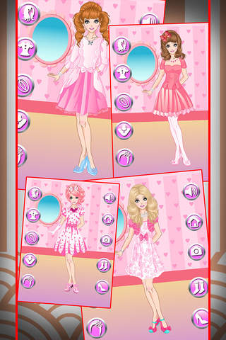 pink princess dressup pro - more stylish princess dress up screenshot 2